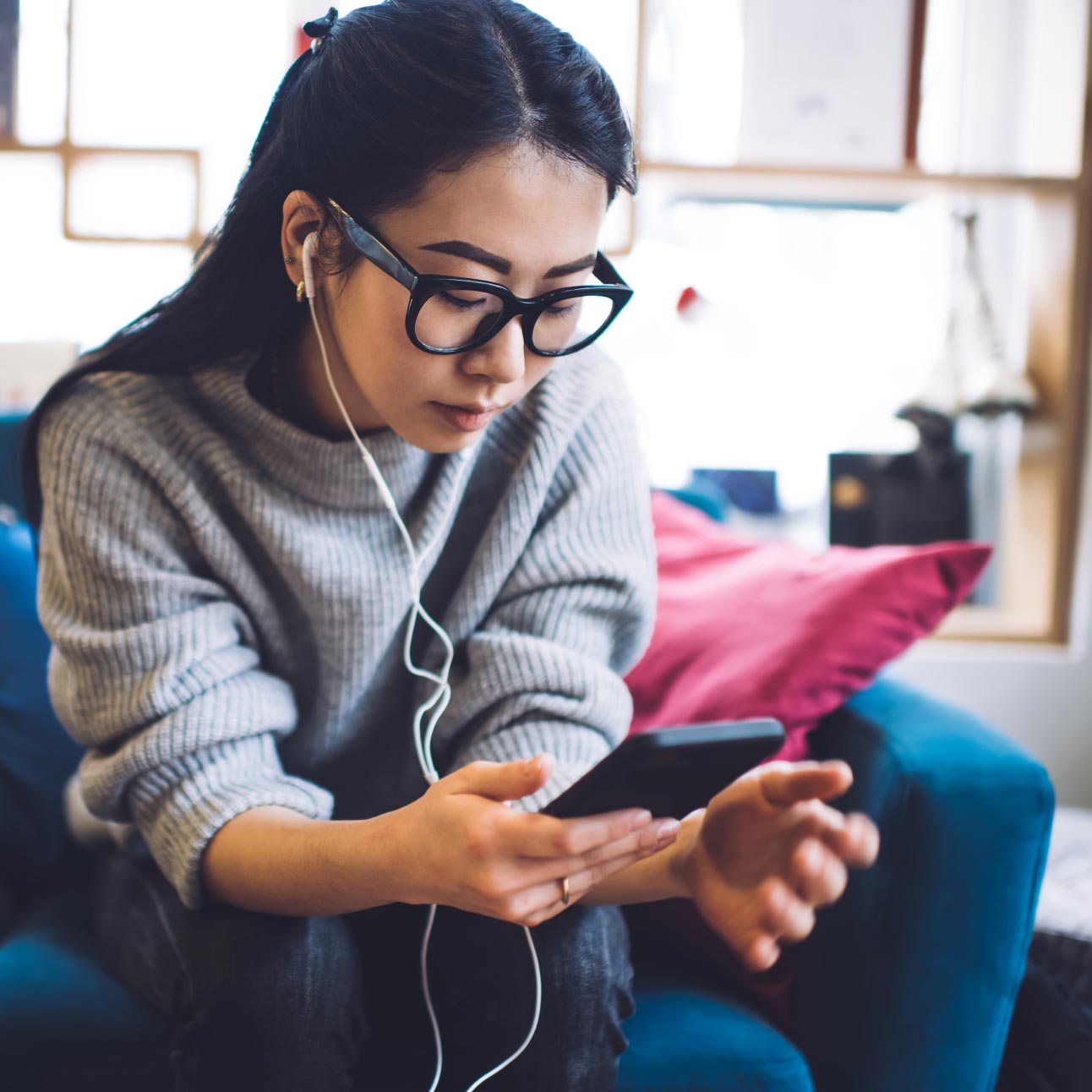 Persona che risponde in una riunione Webex interattiva