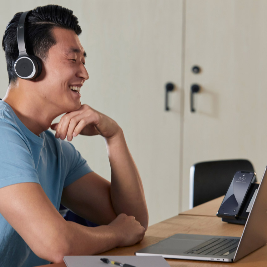 Usuário aproveita a segurança do Webex